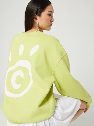 Smiles Sweatshirt 'Rayan' in Groen