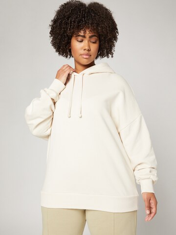 A LOT LESS Sweatshirt 'Marieke' i beige: forside