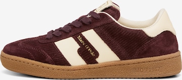 Baskets basses Marc O'Polo en rouge : devant