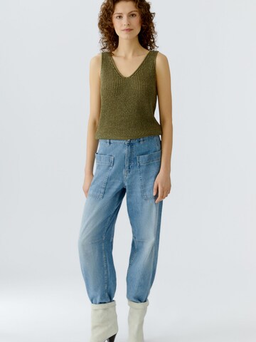 OUI Knitted Top in Green