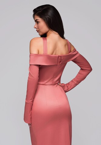 Ombre Avondjurk in Roze