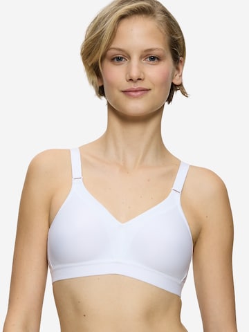 Triumph Triaction Minimiser Bra 'Wellness' in White: front