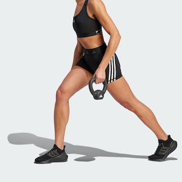 Skinny Pantaloni sport 'Techfit Hyperglam' de la ADIDAS PERFORMANCE pe negru