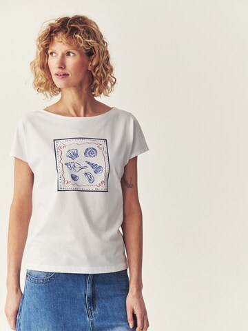 TATUUM Shirt in Wit: voorkant