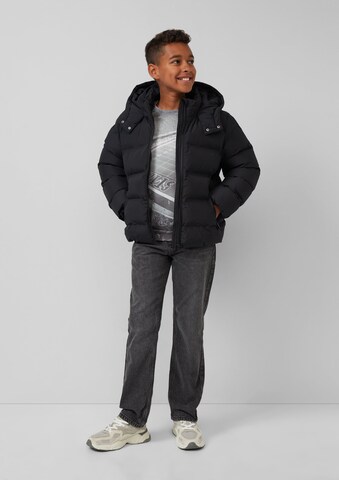 s.Oliver Sweatshirt in Schwarz: Vorderseite