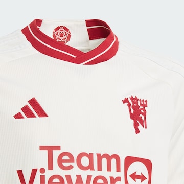 T-Shirt fonctionnel 'Manchester United 23/24' ADIDAS PERFORMANCE en blanc