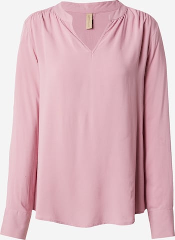 Camicia da donna 'RADIA' di Soyaconcept in rosa: frontale