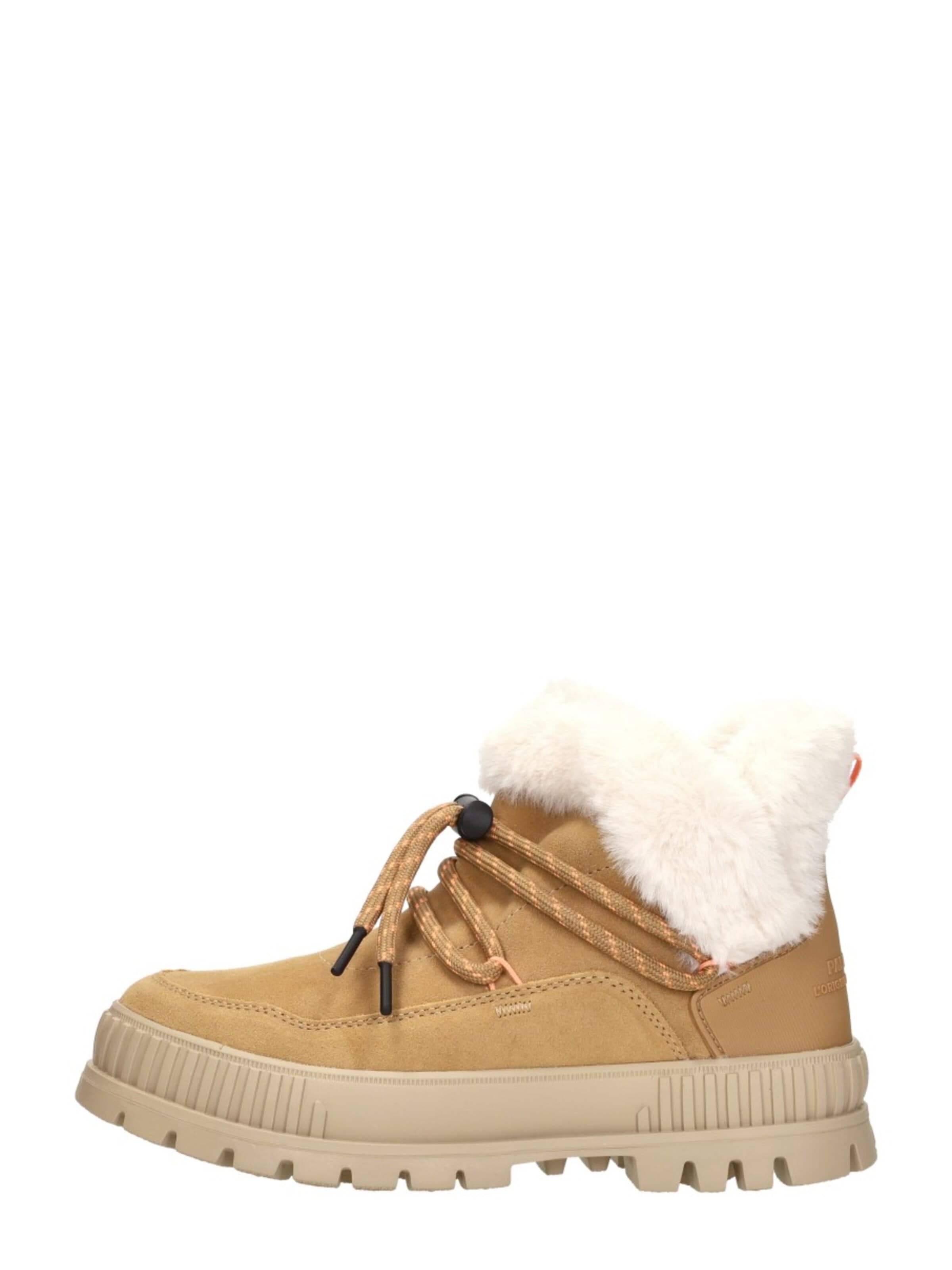 Palladium Boots 'Pallashock Lo Hiver'‌‌‌ in Braun: Vorderseite