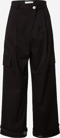 OH APRIL Pantalon cargo 'Saara' en noir, Vue avec produit