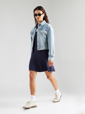 Calvin Klein Jeans Gebreide jurk in Blauw