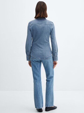 MANGO Bluse 'South' in Blau