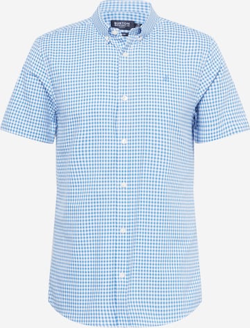 Coupe regular Chemise BURTON MENSWEAR LONDON en bleu : devant