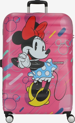 American Tourister Trolley 'Wavebreaker Disney' in Roze: voorkant