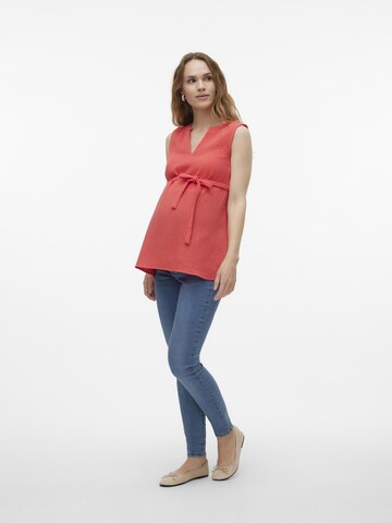 Vero Moda Maternity Blouse 'VMMNatali' in Rood
