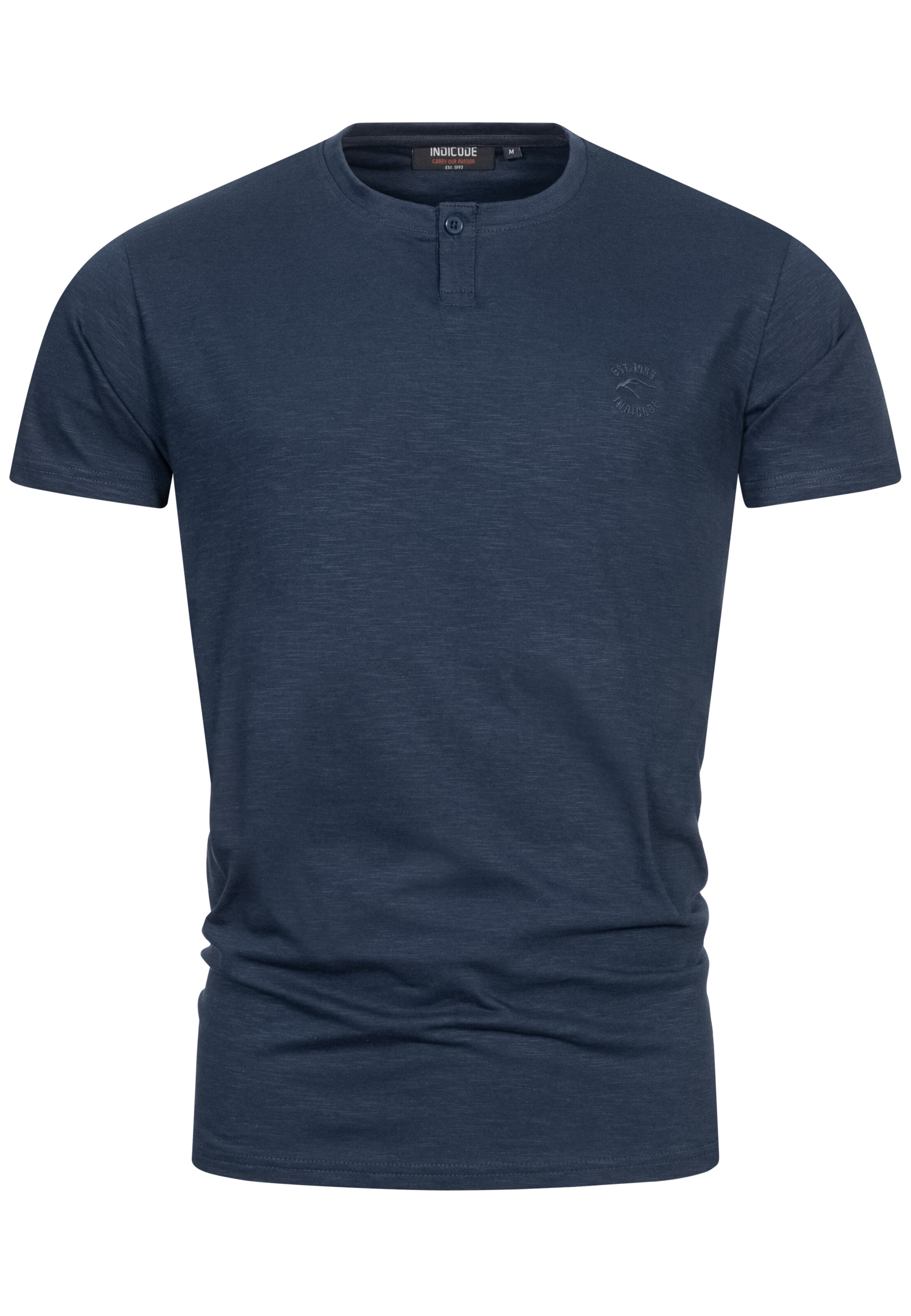 INDICODE JEANS Shirt ' Ansel ' in Blue: front