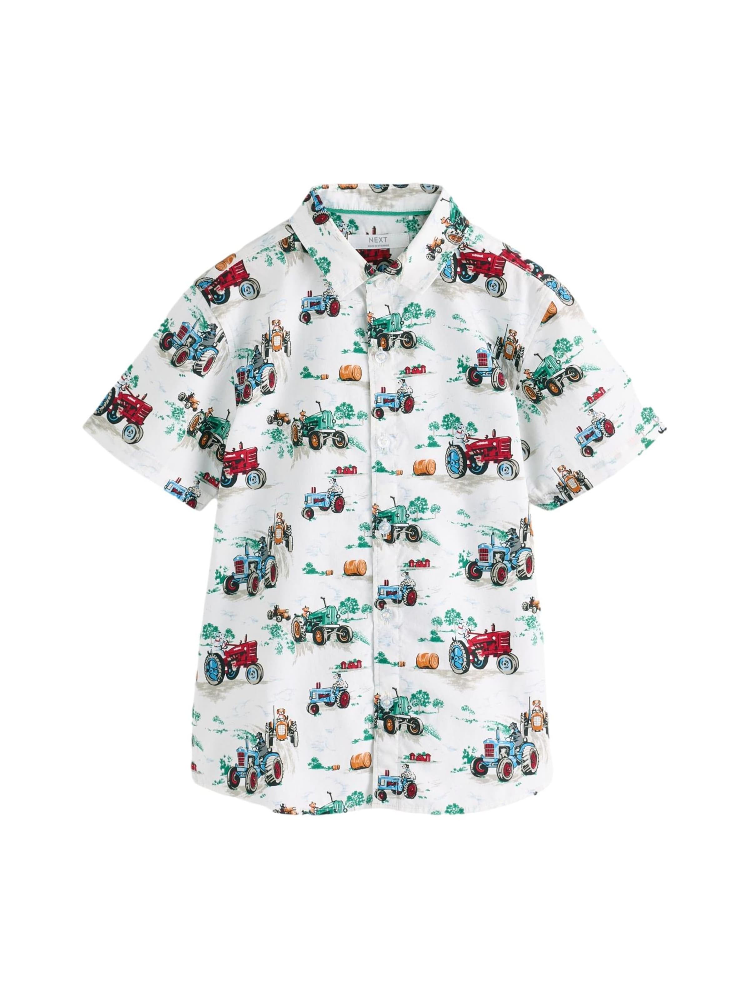 Next Regular Fit Paita 'Cath Kidston' värissä valkoinen: etupuoli