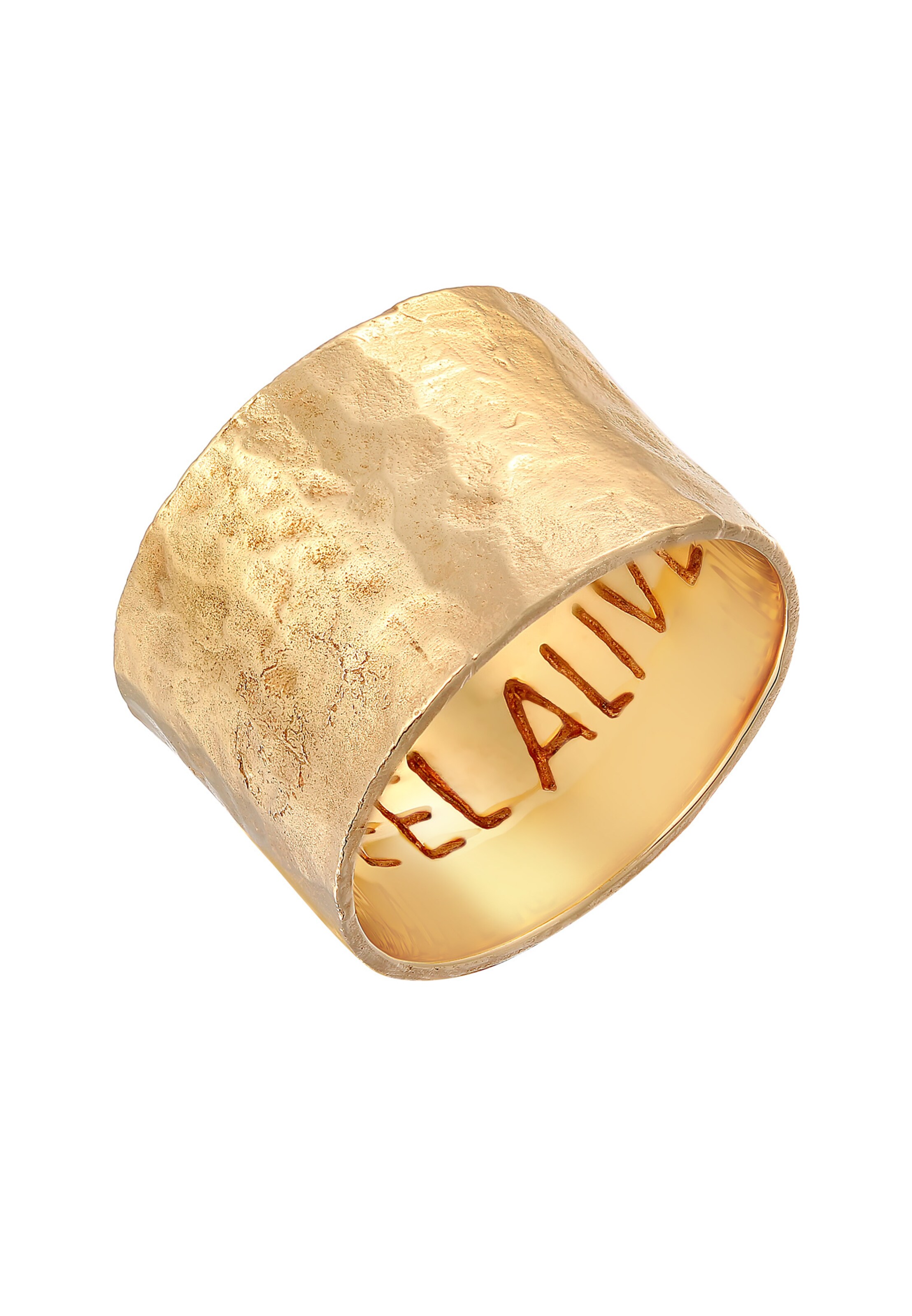 Haze&Glory Ring 'Feel Alive' in Gold: Vorderseite