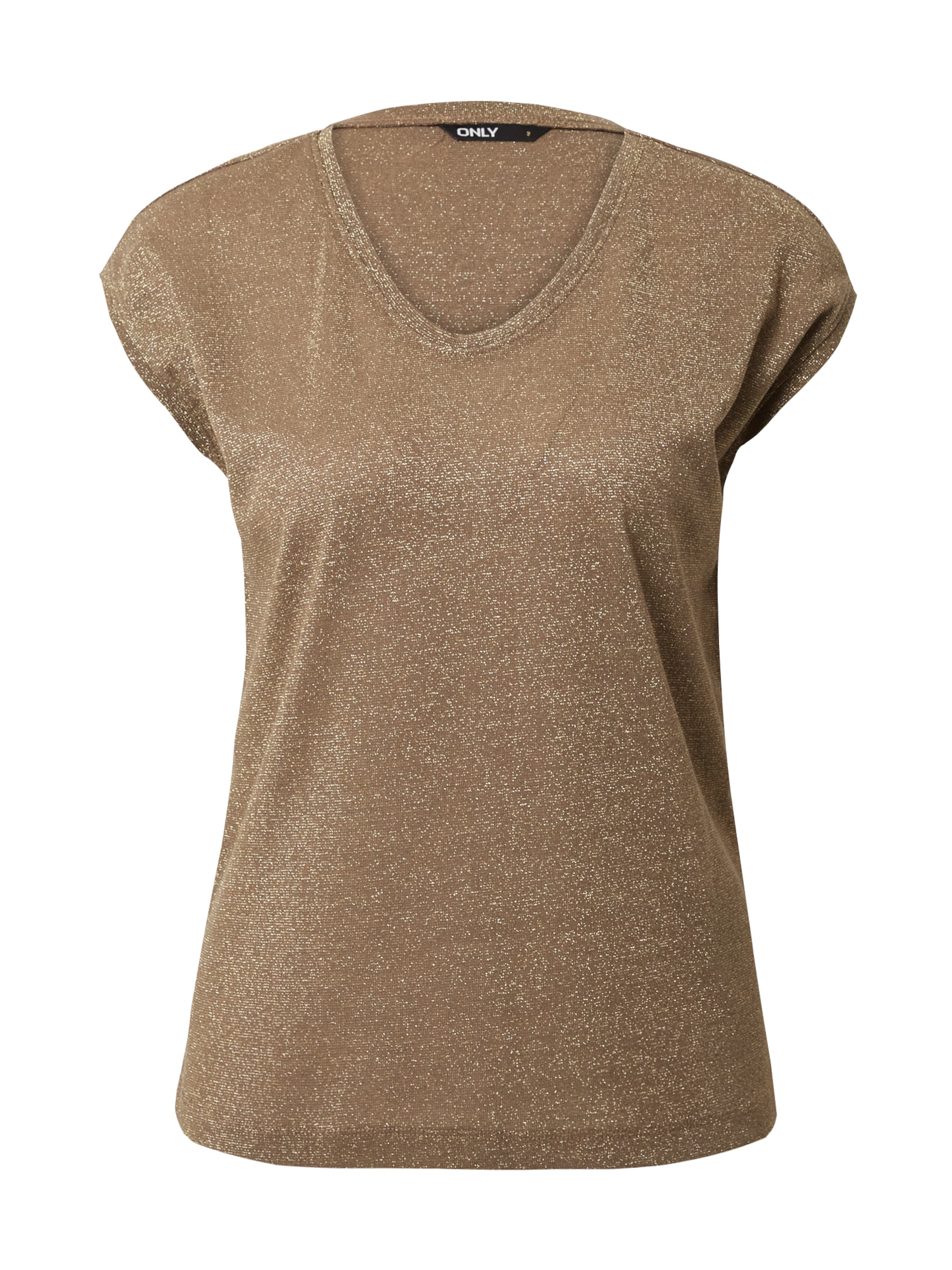 ONLY - Camiseta 'Onlsilvery' en marrón: frente