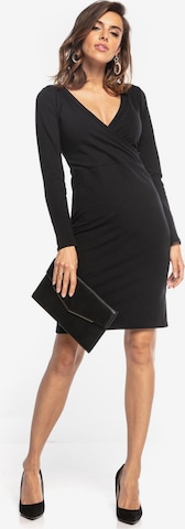 TESSITA Kleid in Schwarz: Vorderseite