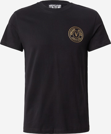 T-Shirt Versace Jeans Couture en noir : devant