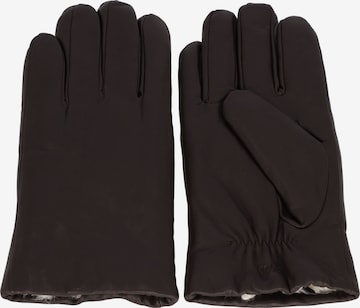 JOOP! Full Finger Gloves in Brown: front