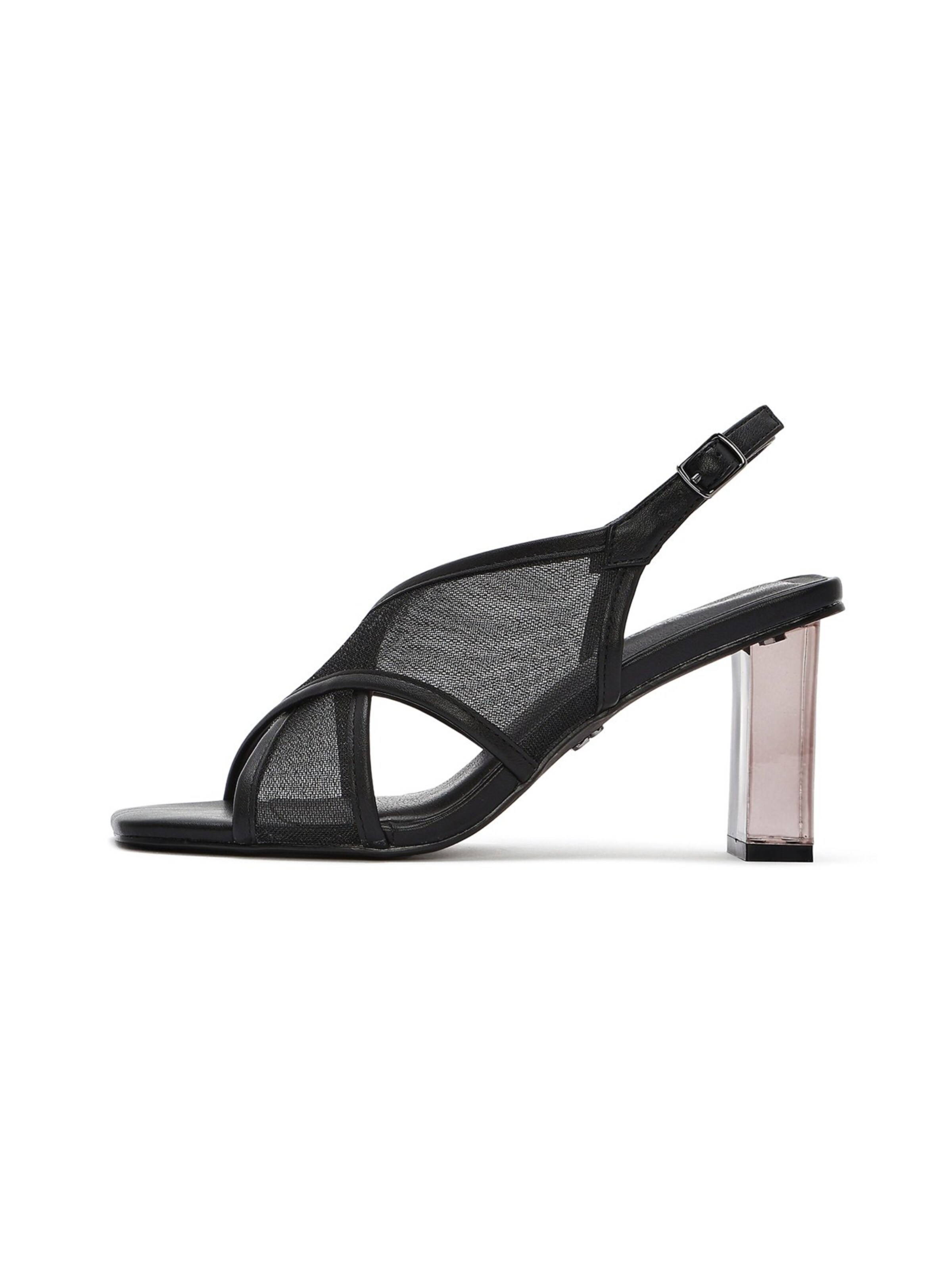 Derimod Sandale in Schwarz: Vorderseite