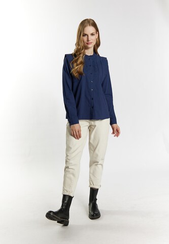 DreiMaster Vintage Blouse in Blauw