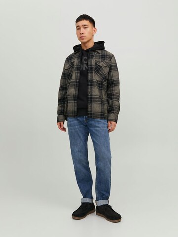 JACK & JONES Regular fit Overhemd 'Eddie' in Grijs