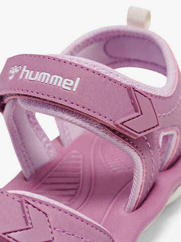 Hummel Sandale in Lila