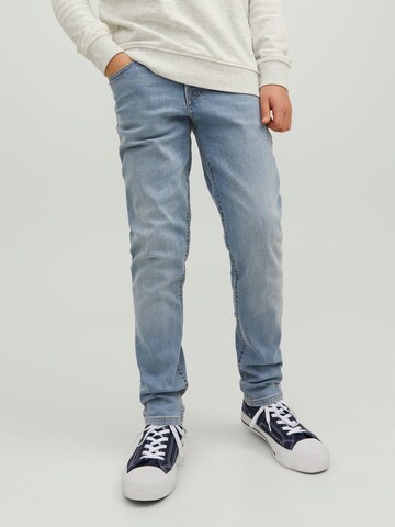 Slimfit Jeans 'Glenn' de la Jack & Jones Junior pe albastru: față