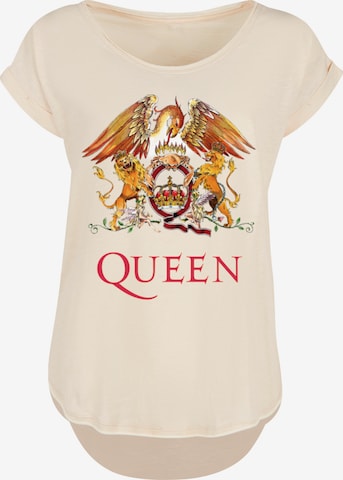 F4NT4STIC Shirt 'Queen' in Beige: voorkant