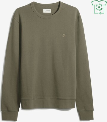 FARAH Sweatshirt 'Tim' i grön: framsida