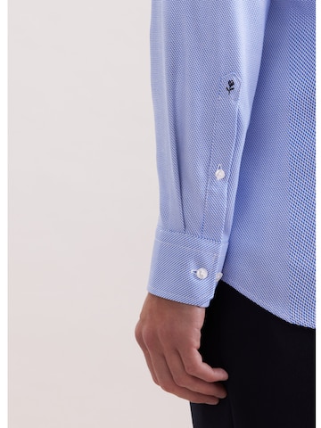 Coupe regular Chemise SEIDENSTICKER en bleu