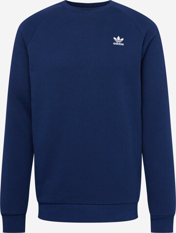 Sweat-shirt 'Adicolor Essentials Trefoil' ADIDAS ORIGINALS en bleu : devant