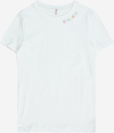 KIDS ONLY T-Shirt 'LINEA LIFE' en mélange de couleurs / blanc, Vue avec produit