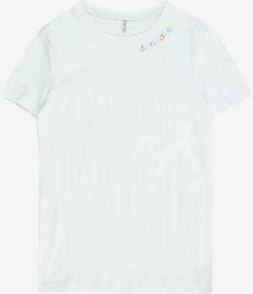 KIDS ONLY - Camiseta 'LINEA LIFE' en blanco: frente