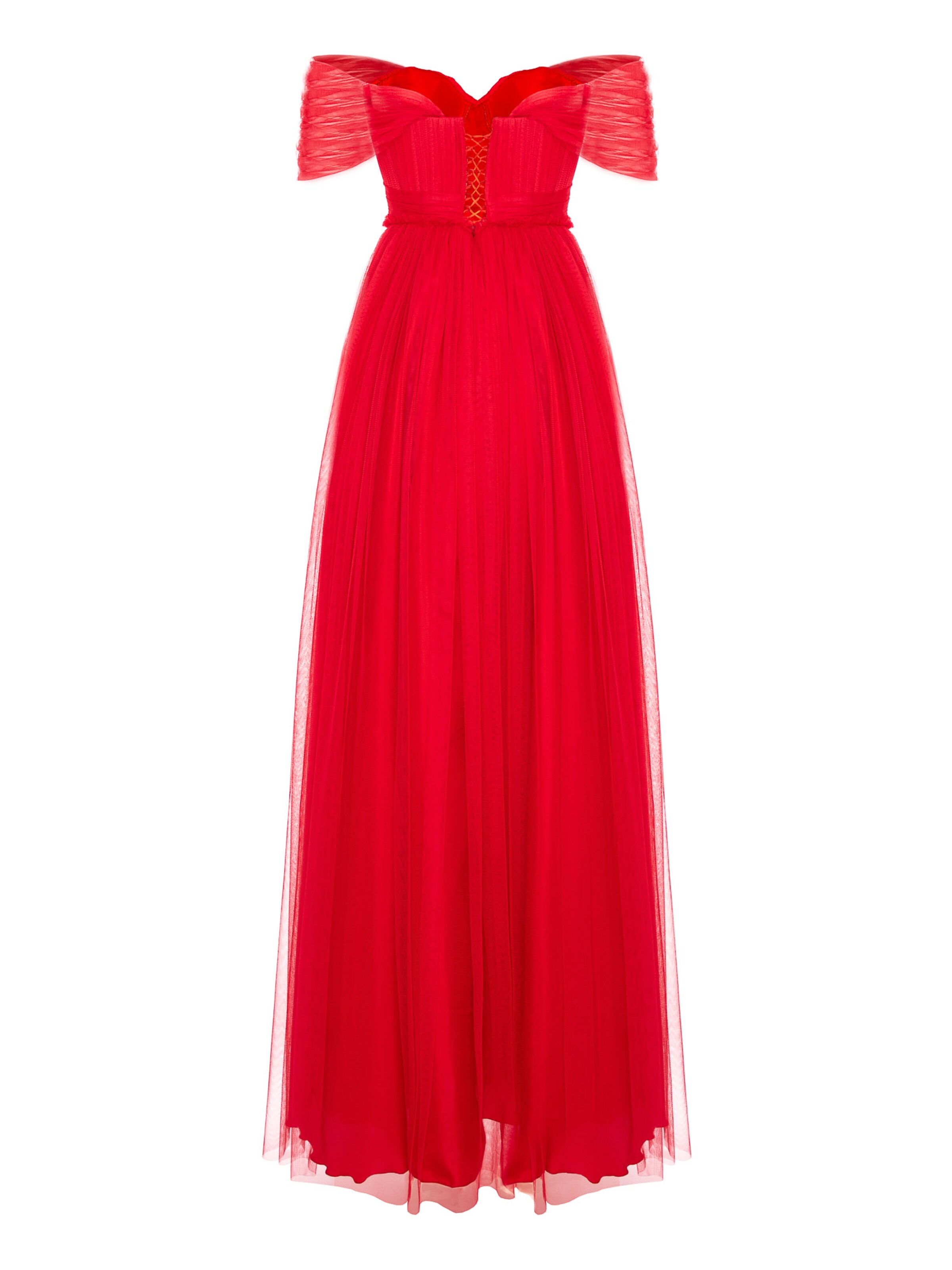 acob a porter Avondjurk in Rood