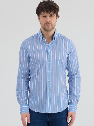 7Camicie Slim Fit Businesshemd‌‌‌‌‌ in Blau: Vorderseite