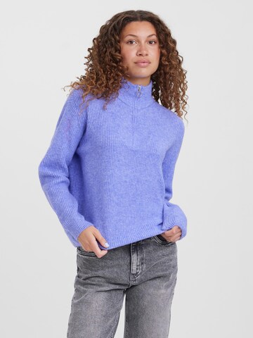 VERO MODA Sweater 'Plaza' in Purple: front