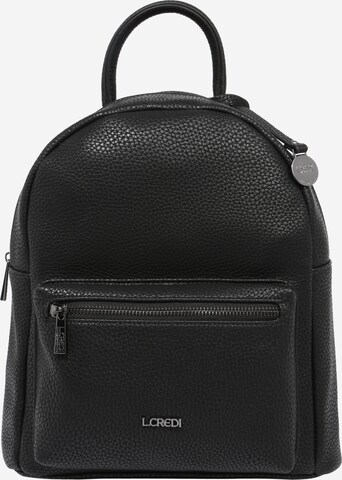 L.CREDI Backpack 'Budapest' in Black: front