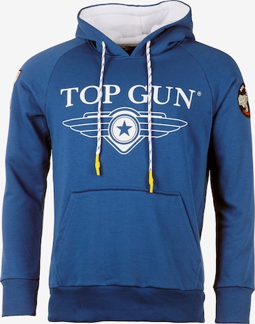 TOP GUN Sweatshirt ' TG20193012 ' in Blue: front