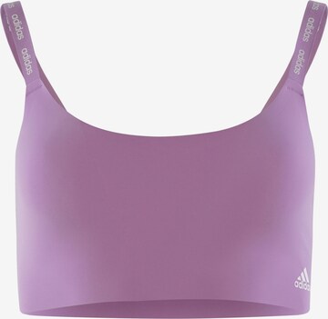ADIDAS SPORTSWEAR Bralette Sports Bra ' SCOOP LOUNGE BRA ' in Purple: front