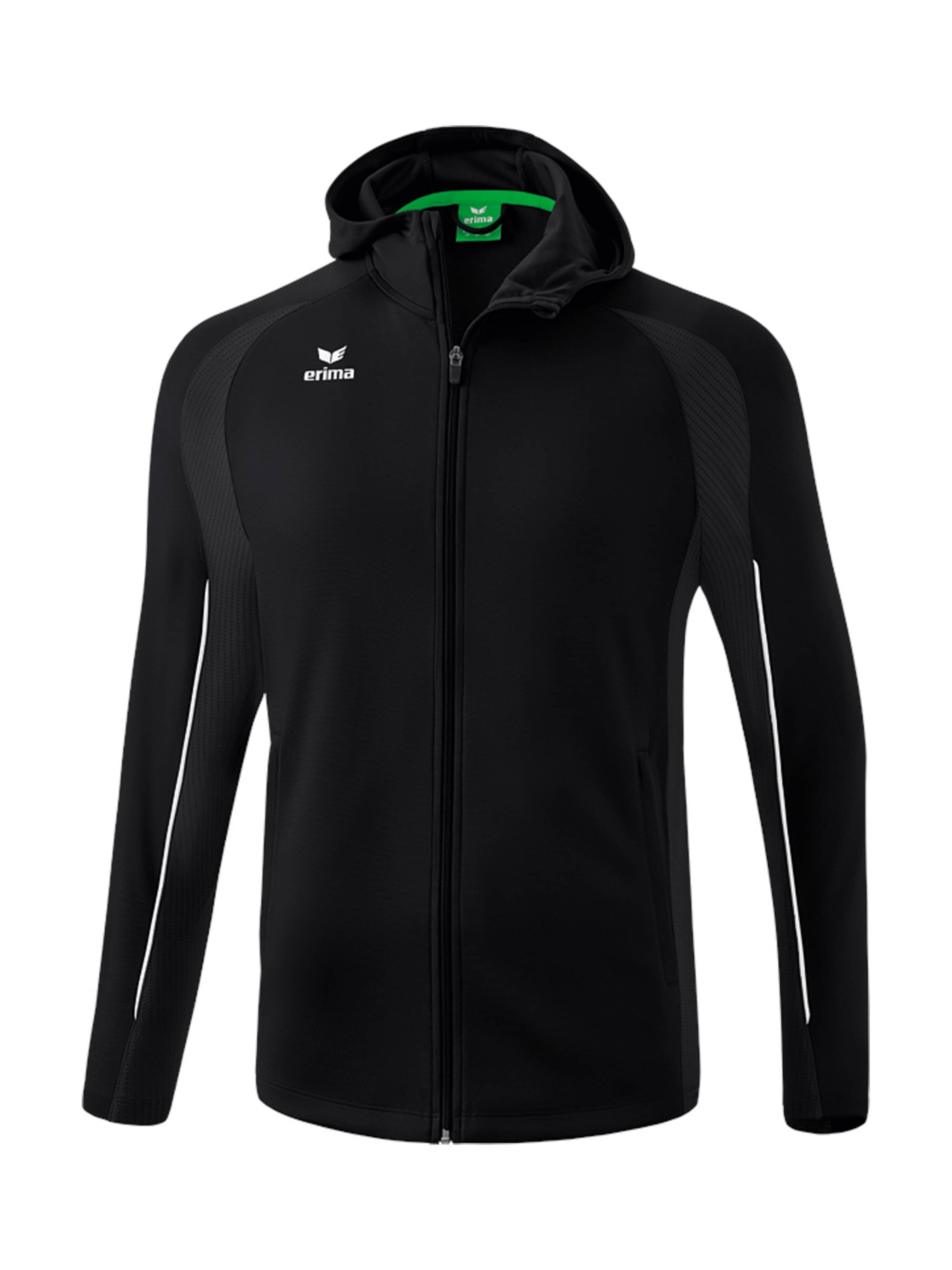 ERIMA Sportjacke 'Liga Star' in schwarz / weiß, Produktansicht