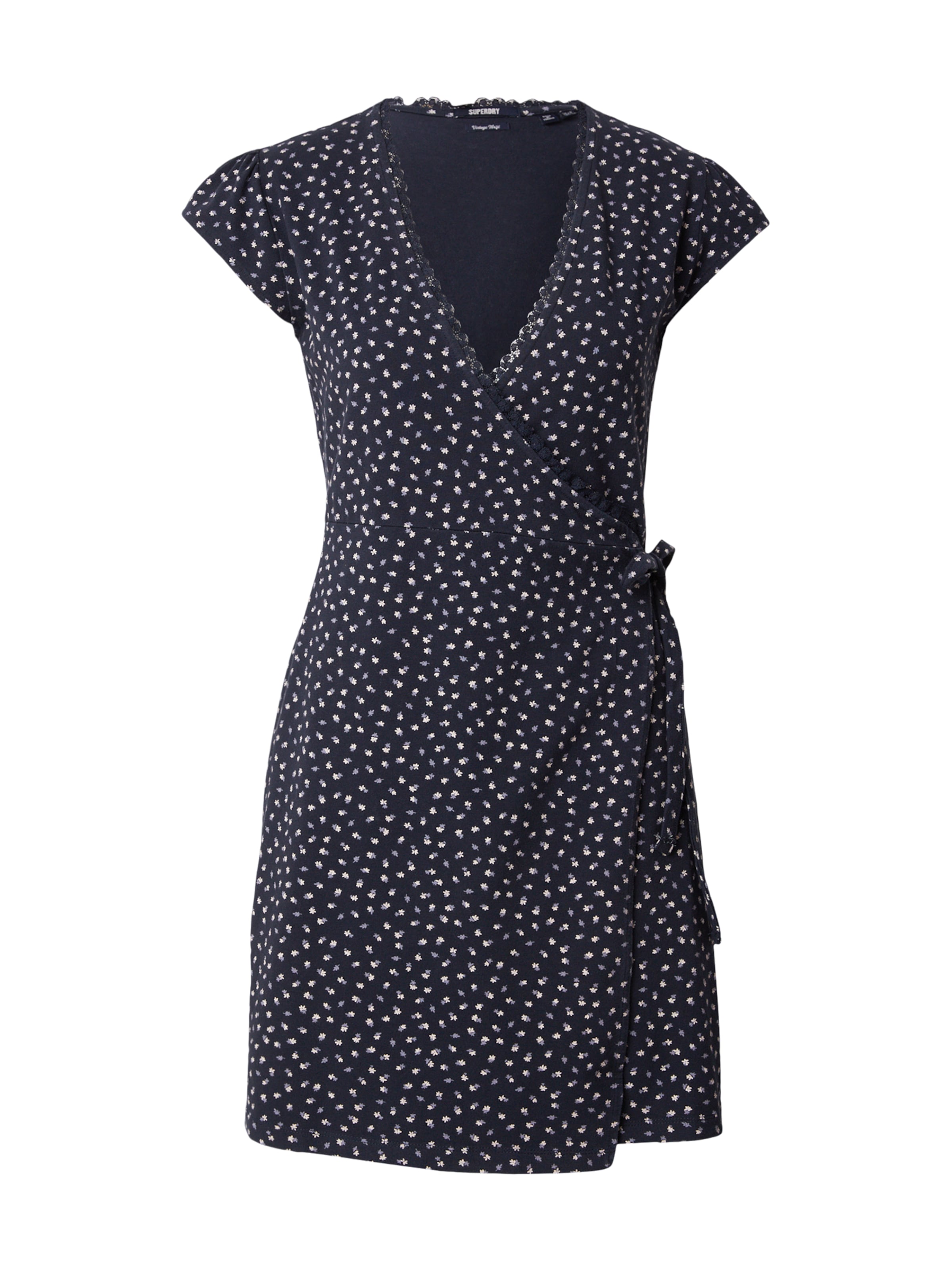 Superdry & Co Poletna obleka 'ATHLETIC ESSENTIAL' | modra barva: sprednja stran