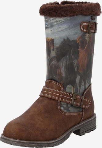 Palado Stiefel 'Qilana' in Braun: Vorderseite