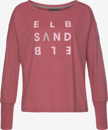 Elbsand Shirt in Rood: voorkant