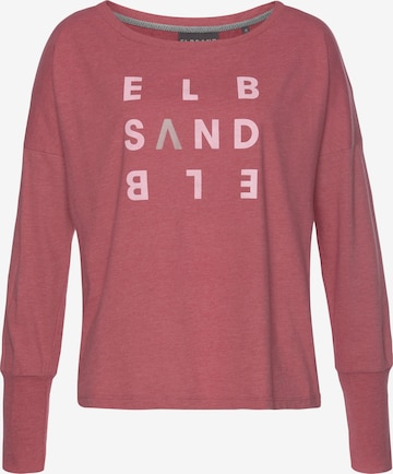 T-shirt Elbsand en rouge : devant