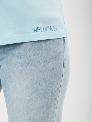Influencer Majica | modra barva