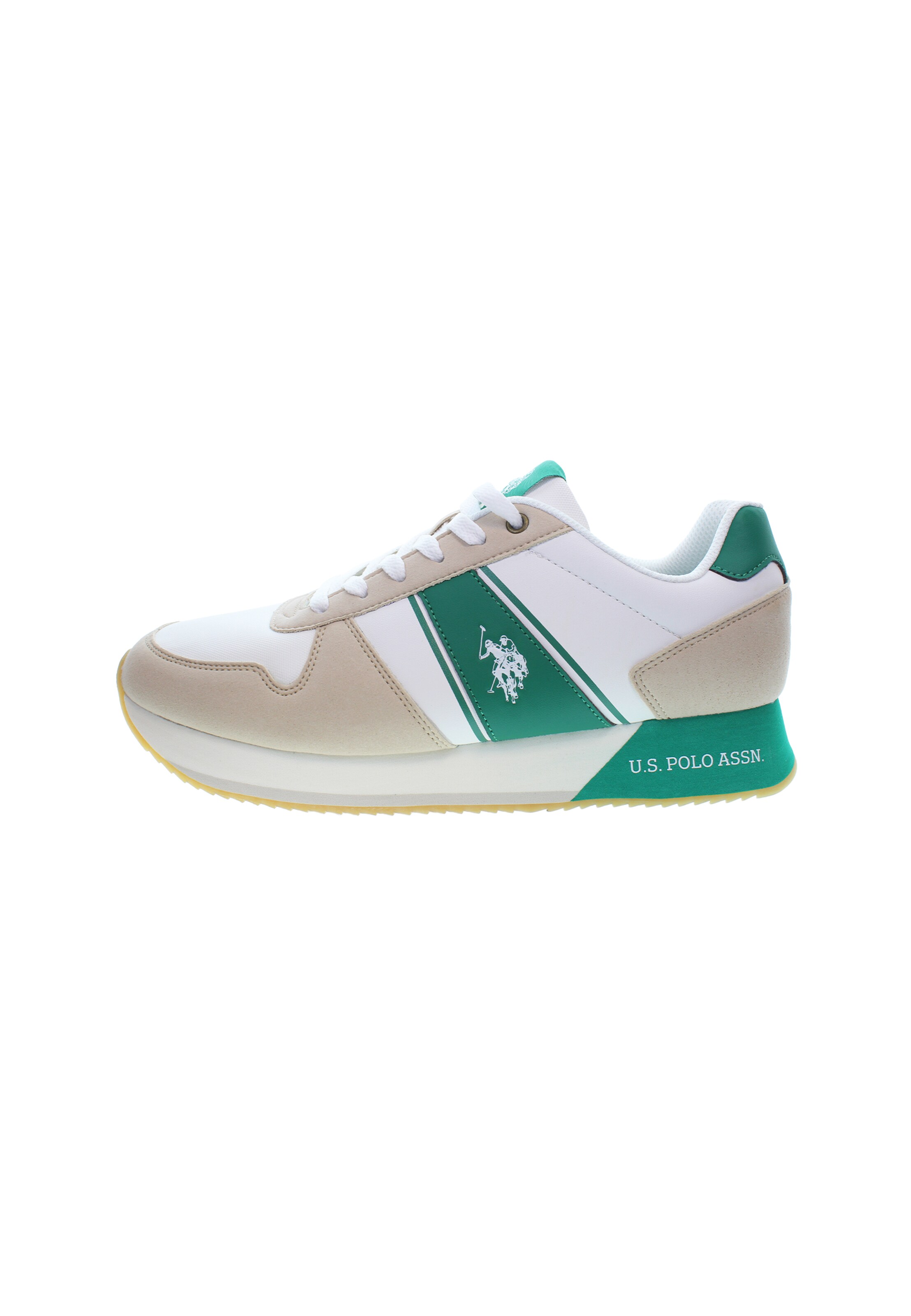 U.S. POLO ASSN. Platform trainers in White: front