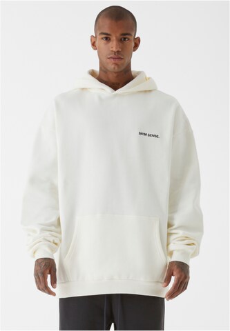 9N1M SENSE Sweatshirt 'Essential' in Wit: voorkant